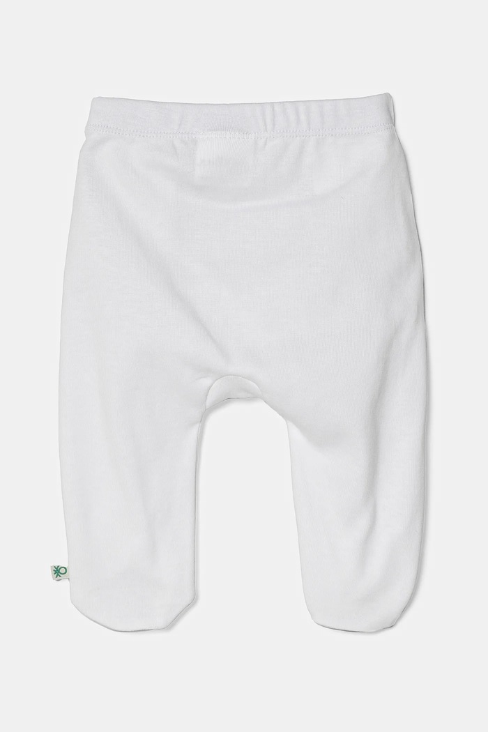 United Colors of Benetton półśpioszki niemowlęce bawełniane 2-pack 3PWB0F009.W.Seasonal biały