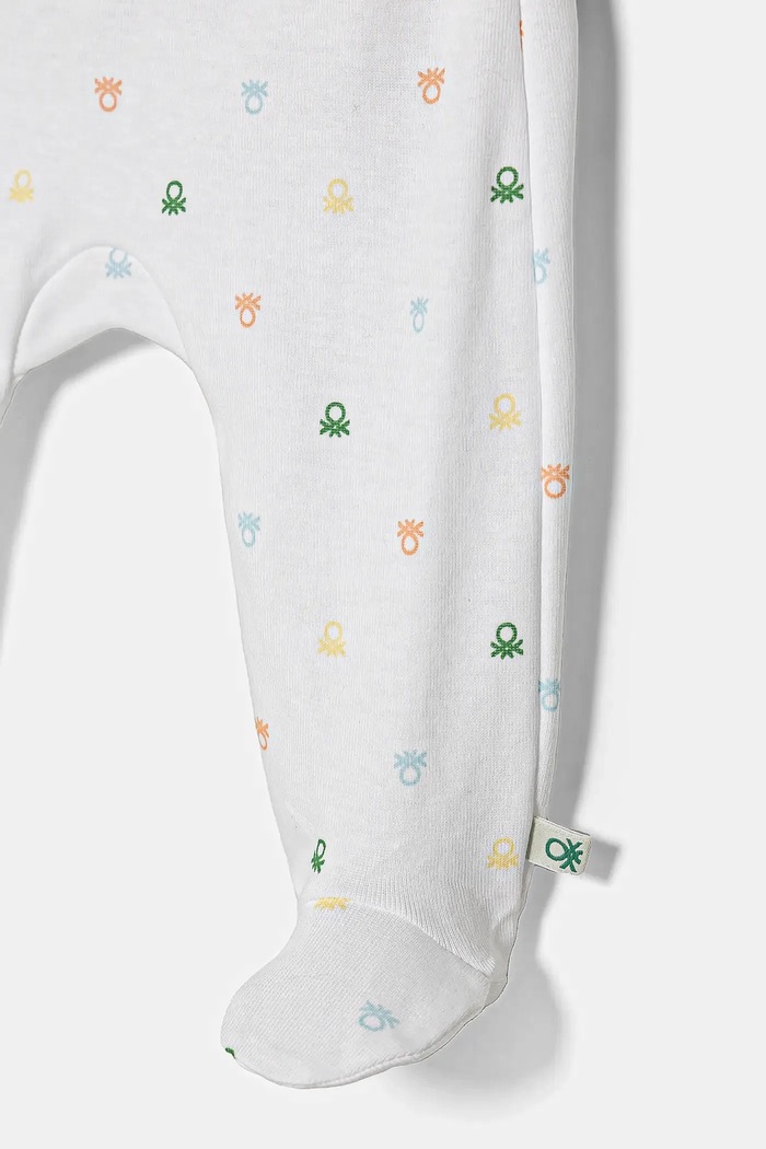 United Colors of Benetton półśpioszki niemowlęce bawełniane 2-pack 3PWB0F009.W.Seasonal
