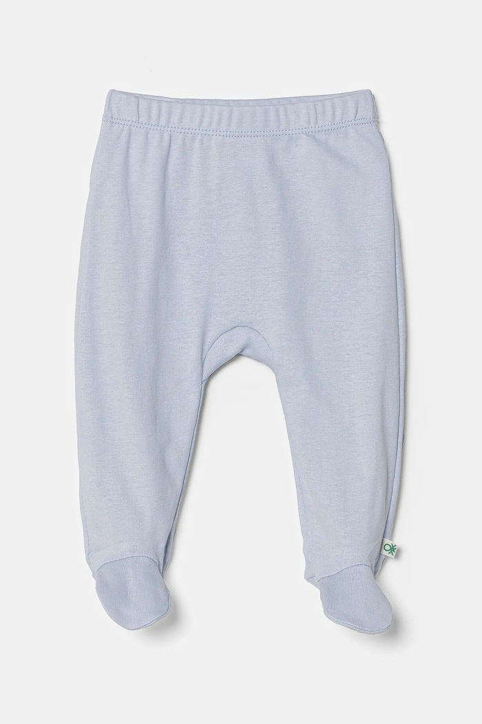 Βαμβακερή βρεφική φόρμα United Colors of Benetton 2-pack 3PWB0F009.W.Seasonal μπλε SS25