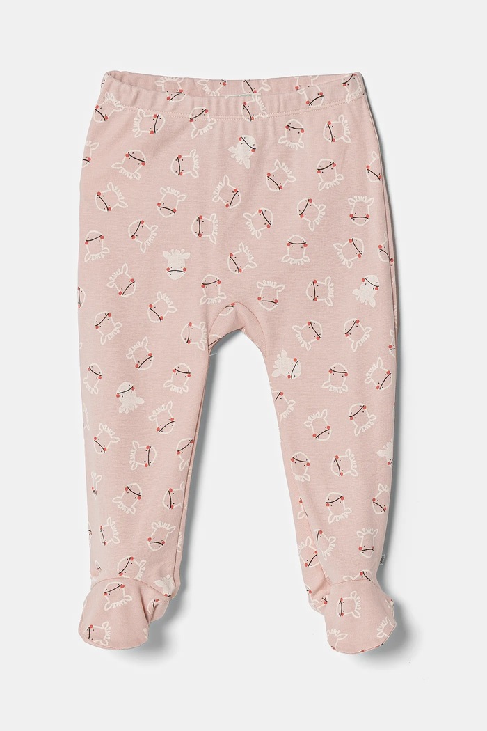 BIMBA United Colors of Benetton tutina in cotone per neonati pacco da 2 3PWB0F009.W.Seasonal rosa