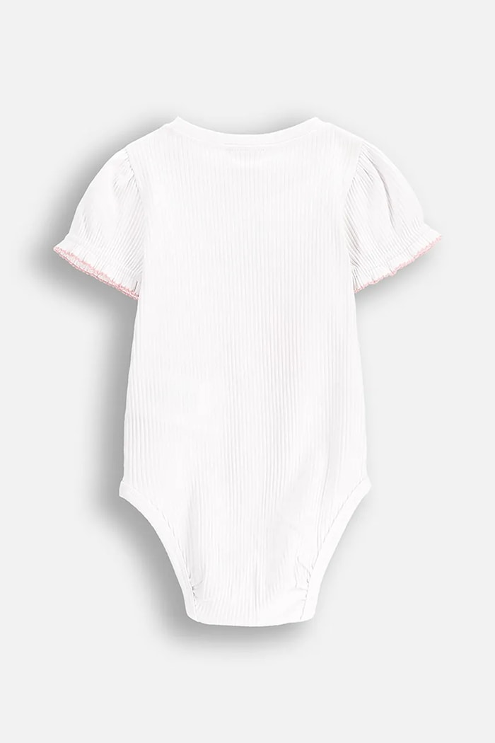 Coccodrillo body niemowlęce WC5112201MGN biały SS25