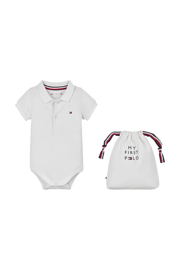 Tommy Hilfiger body niemowlęce Gift Box biały KN0KN01984.PPYA