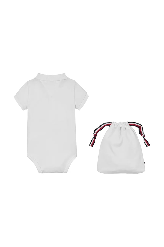 Tommy Hilfiger body niemowlęce KN0KN01984.PPYA biały SS25