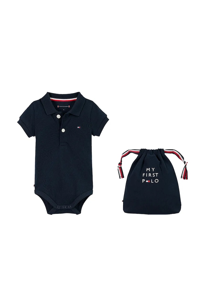 Tommy Hilfiger body niemowlęce Gift Box granatowy KN0KN01984.PPYA
