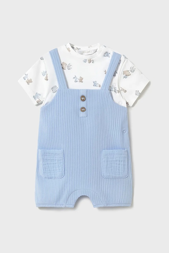 Mayoral Newborn rampers niemowlęcy Produkt niemowlęcy niebieski 1616.1A.Newborn.PPYH