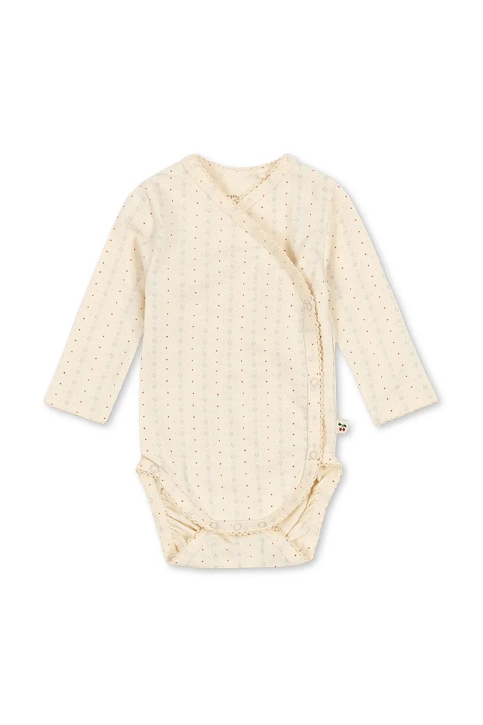 Konges Sløjd body bebe BASIC LS NEWBORN BODY GOTS Produs pentru bebe bej KS102243