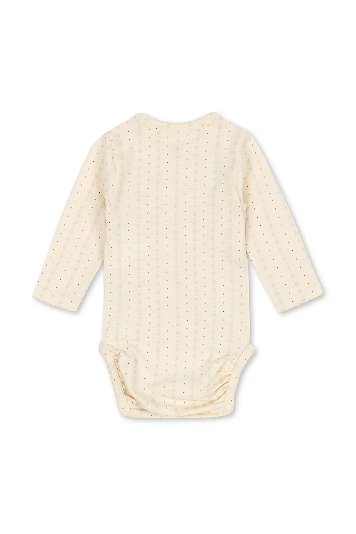 Konges Sløjd body bebe BASIC LS NEWBORN BODY GOTS KS102243 bej SS25