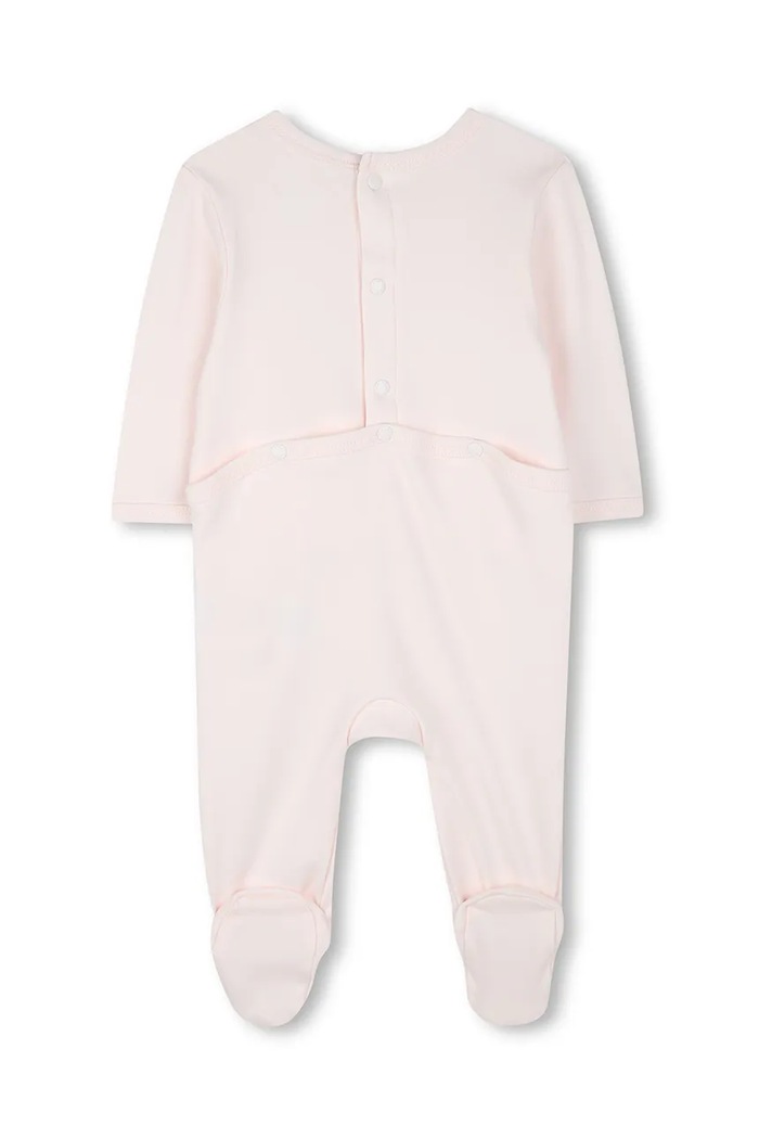 Pamučni kombinezon za bebe Kenzo Kids roza K60866