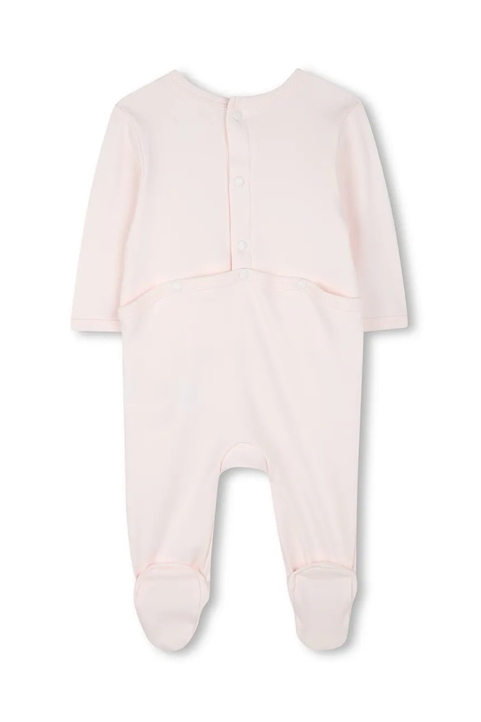 Pamučni kombinezon za bebe Kenzo Kids roza K60866