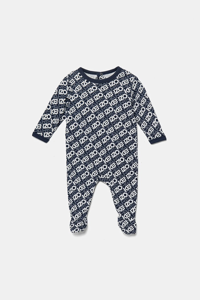 Kenzo Kids śpioszki bawełniane niemowlęce 2-pack K60872 biały SS25