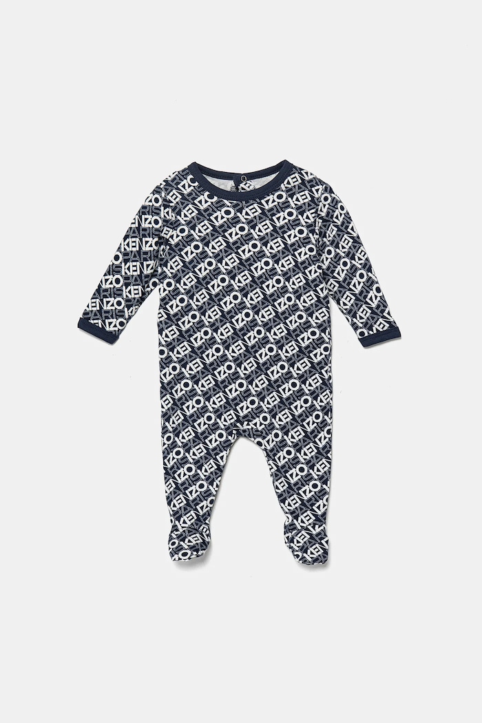 Kenzo Kids śpioszki bawełniane niemowlęce 2-pack K60872 biały SS25