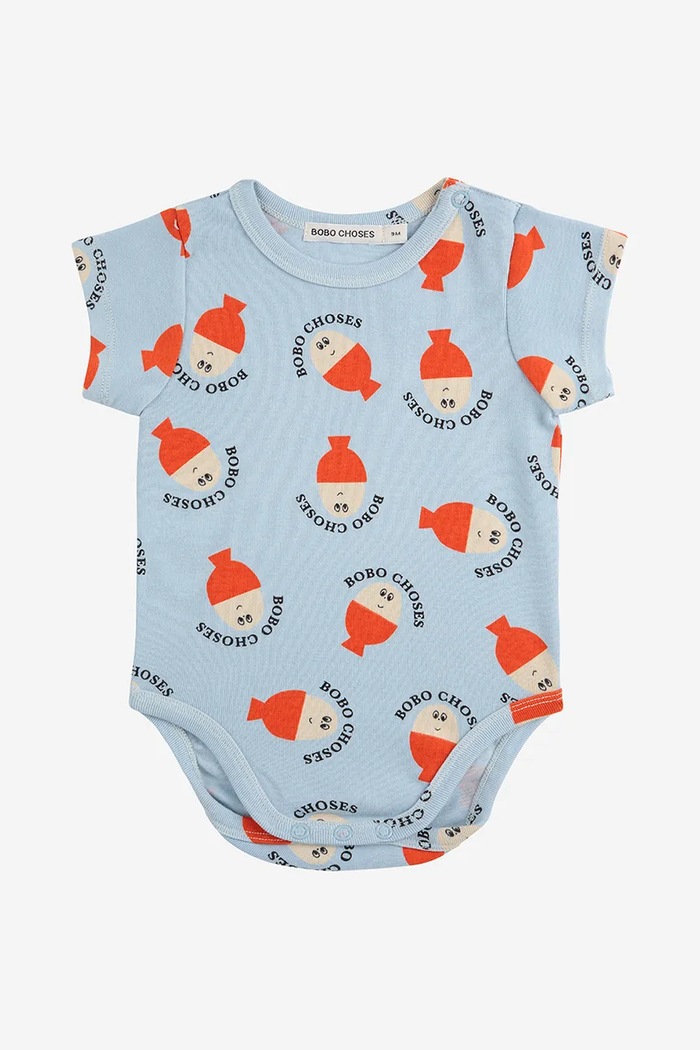 Bodi za bebe Bobo Choses Morning Egg Proizvod za bebe plava 125AB004