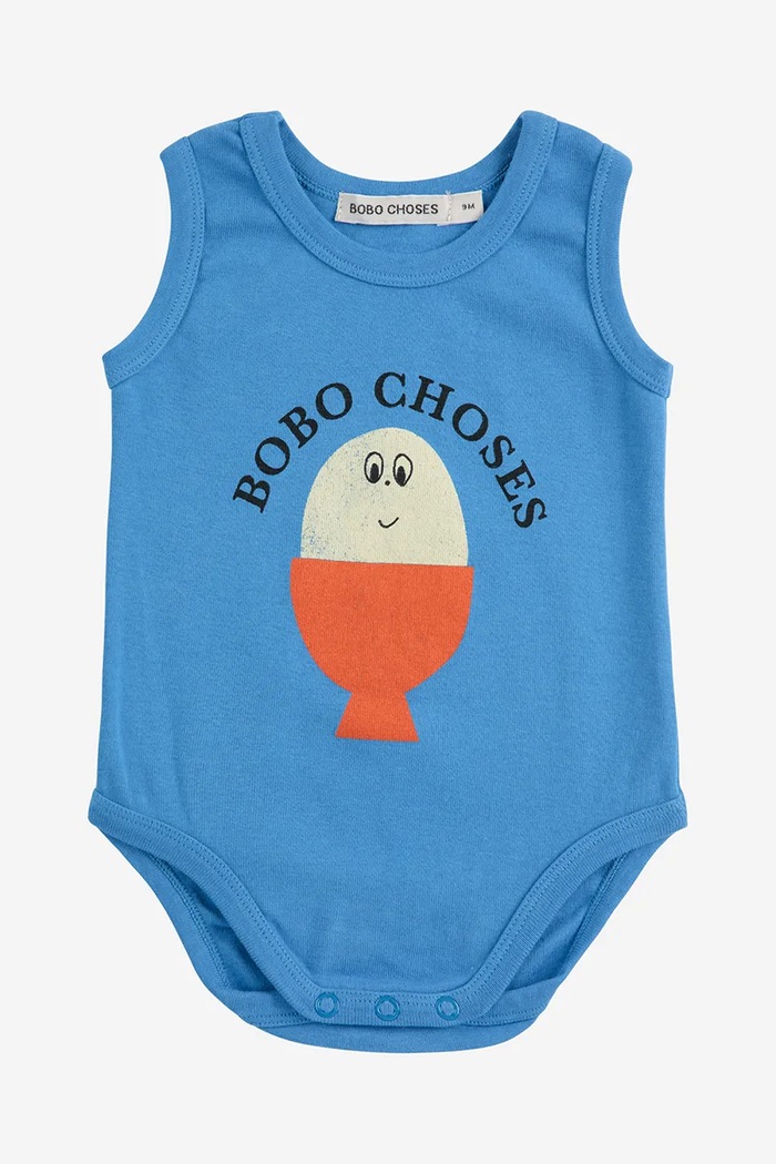 Bobo Choses Body bebe Morning Egg albastru 125AB001