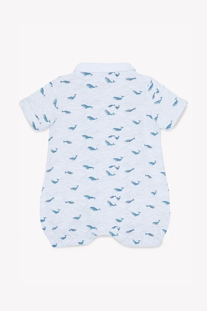 Pamučni kombinezon za bebe Tartine et Chocolat CA33070 plava SS25