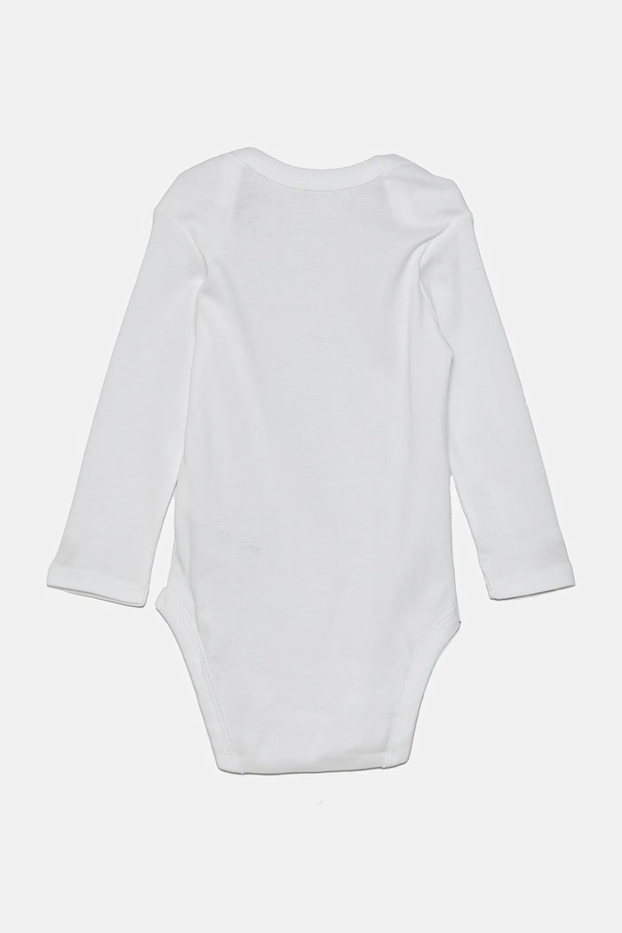 Pamučni bodi za bebe United Colors of Benetton 3-pack 3GI70B089.W.Reprop.PPYA roza SS25