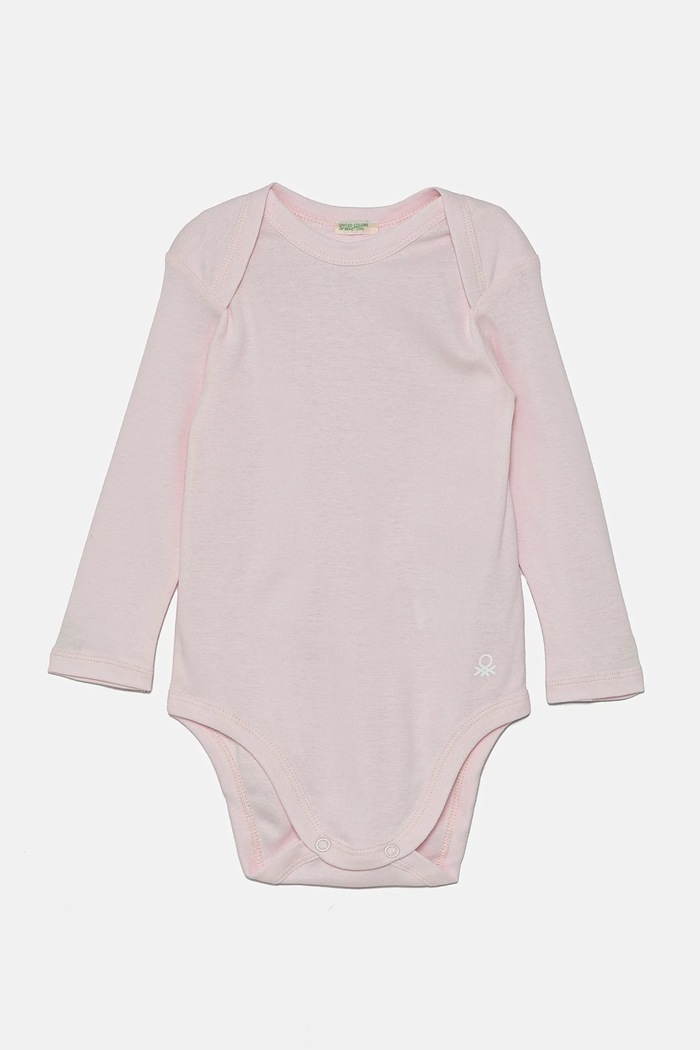 Dječaci Pamučni bodi za bebe United Colors of Benetton 3-pack 3GI70B089.W.Reprop.PPYA roza