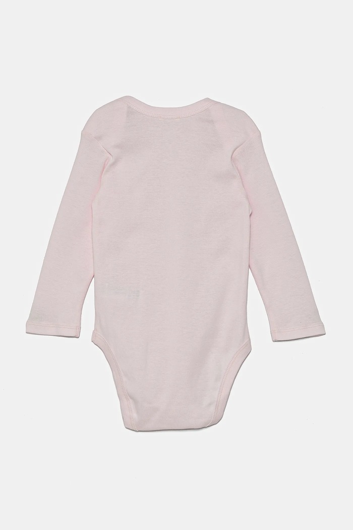 Pamučni bodi za bebe United Colors of Benetton 3-pack roza 3GI70B089.W.Reprop.PPYA