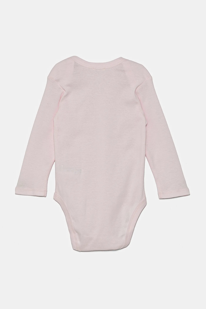 Pamučni bodi za bebe United Colors of Benetton 3-pack roza 3GI70B089.W.Reprop.PPYA