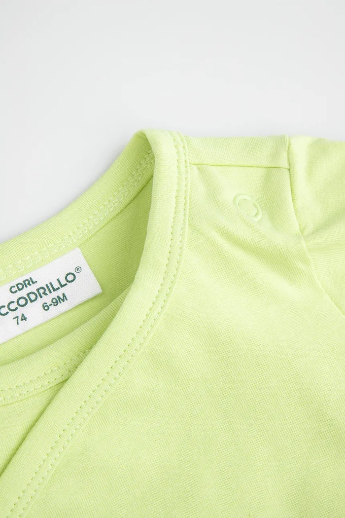 Băieți Coccodrillo body bebe WC5112601MBN verde