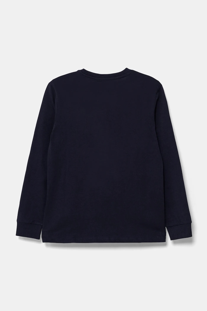 Guess longsleeve din bumbac pentru copii L5RI32.K8HM4.PPYA bleumarin SS25
