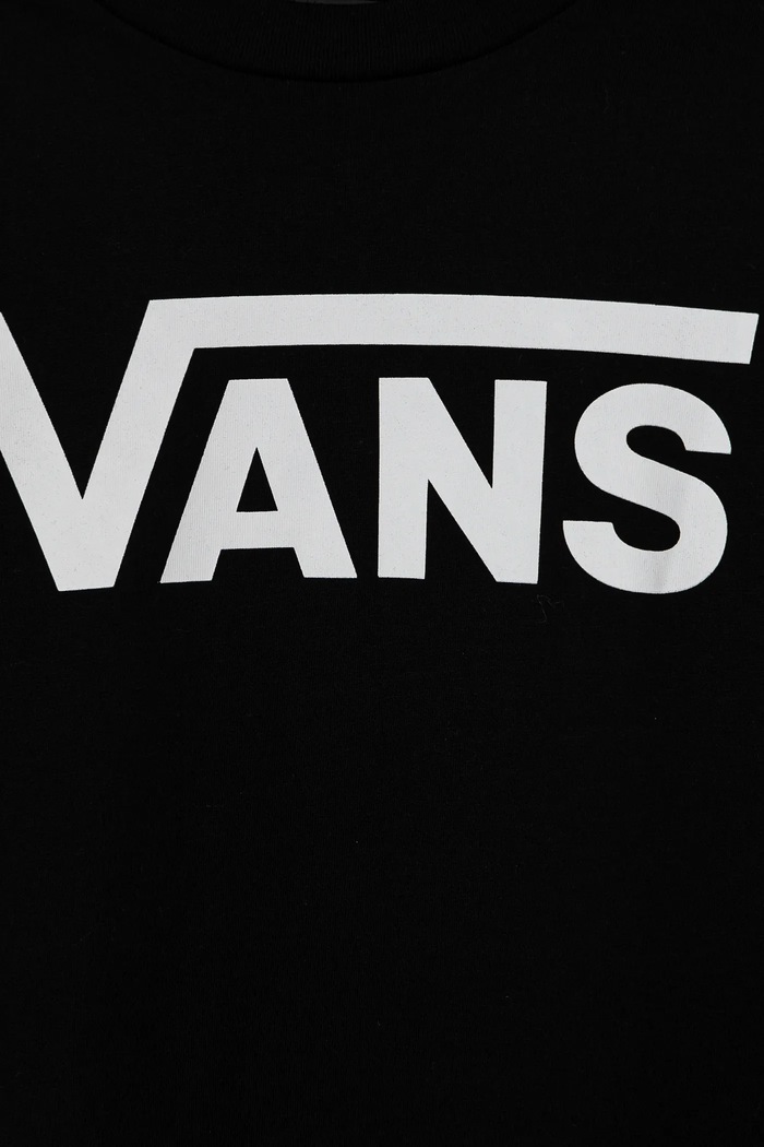 Chłopiec Vans longsleeve bawełniany dziecięcy CLASSIC VN000XOIBLK1 czarny