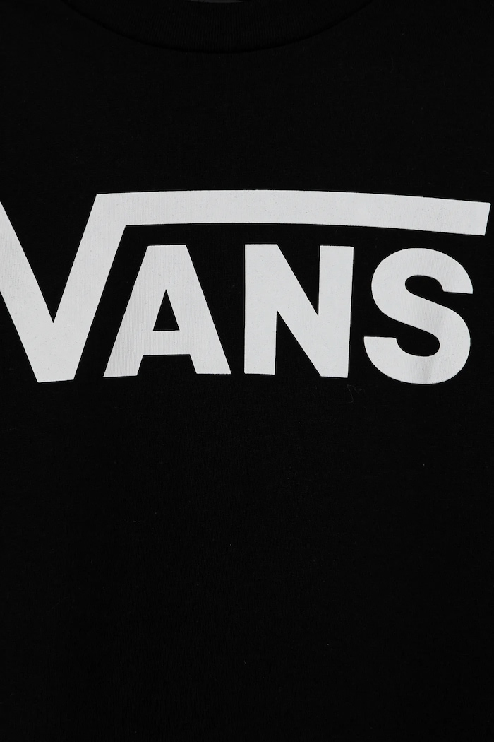 Chłopiec Vans longsleeve bawełniany dziecięcy CLASSIC VN000XOIBLK1 czarny