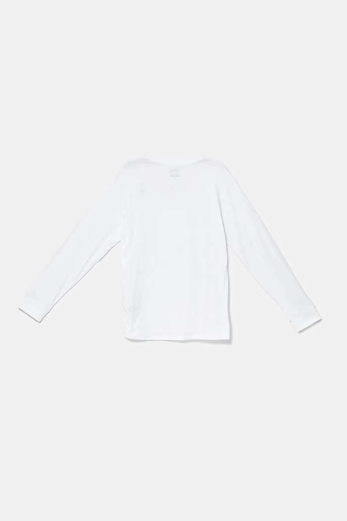 Παιδικό βαμβακερό μακρυμάνικο Vans Night Watchers VN000MK9WHT1 λευκό SS25