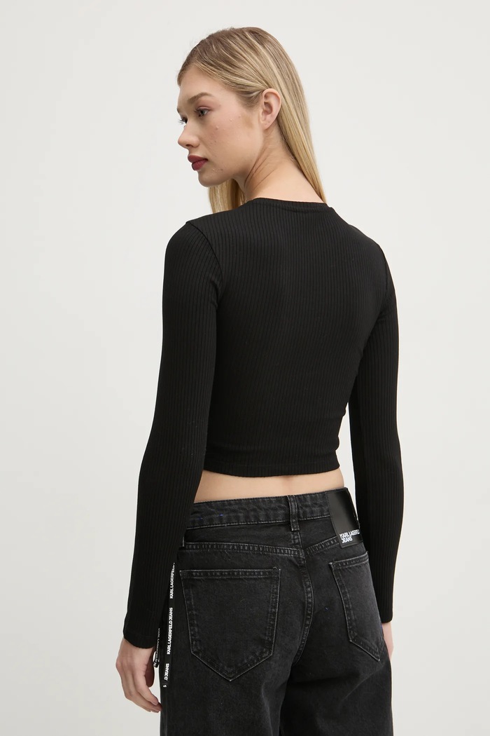 Ρούχα Μακρυμάνικο Karl Lagerfeld Jeans A1W17037 μαύρο