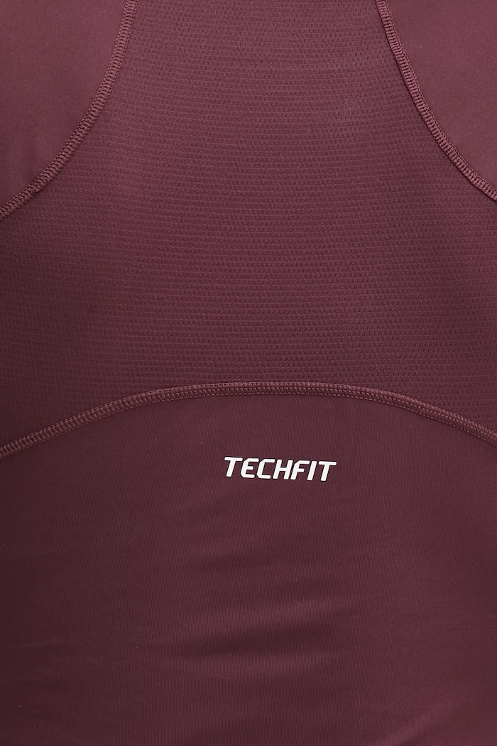adidas Performance longsleeve treningowy Techfit JC9966 bordowy