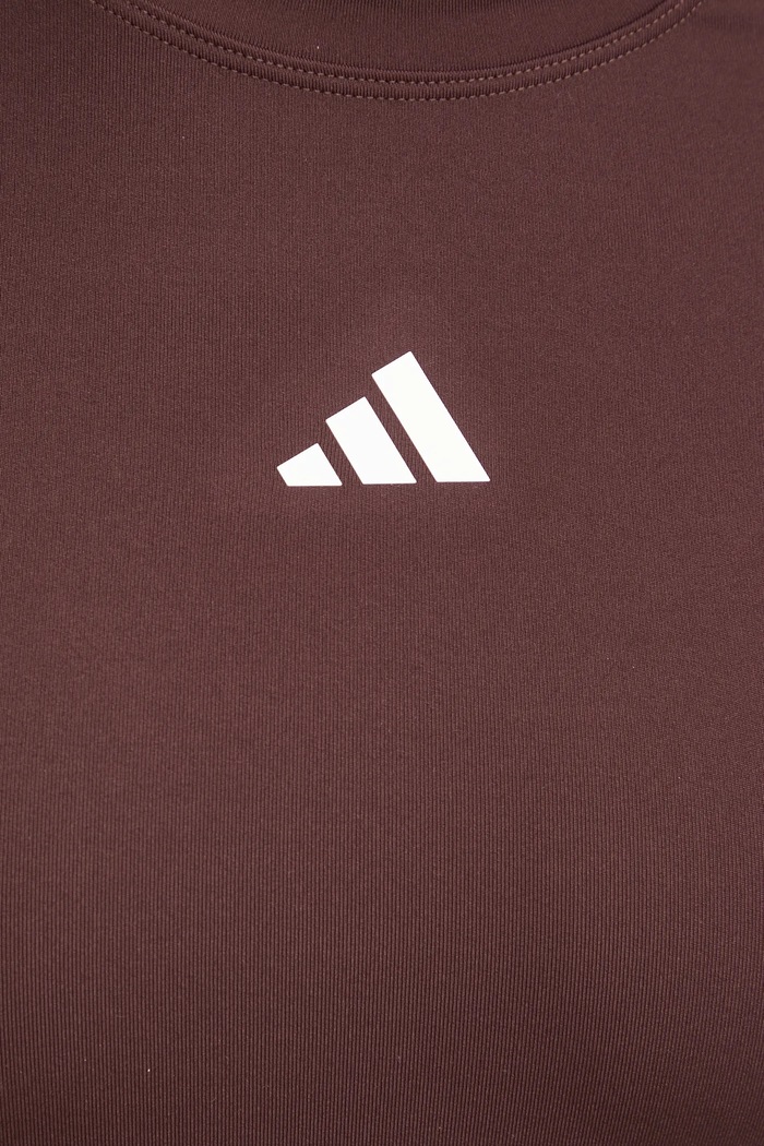 Mânecă lungă de antrenament Hyperglam adidas Performance maro IX3247