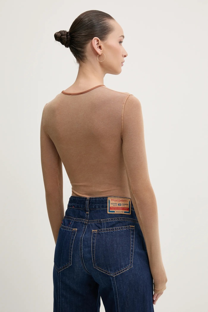 Ρούχα Κορμάκι Diesel T-FINNE-Q2 TANK TOP A17608.0QMAT καφέ