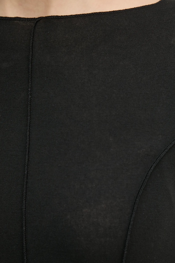 Sisley longsleeve 33FEL106W czarny
