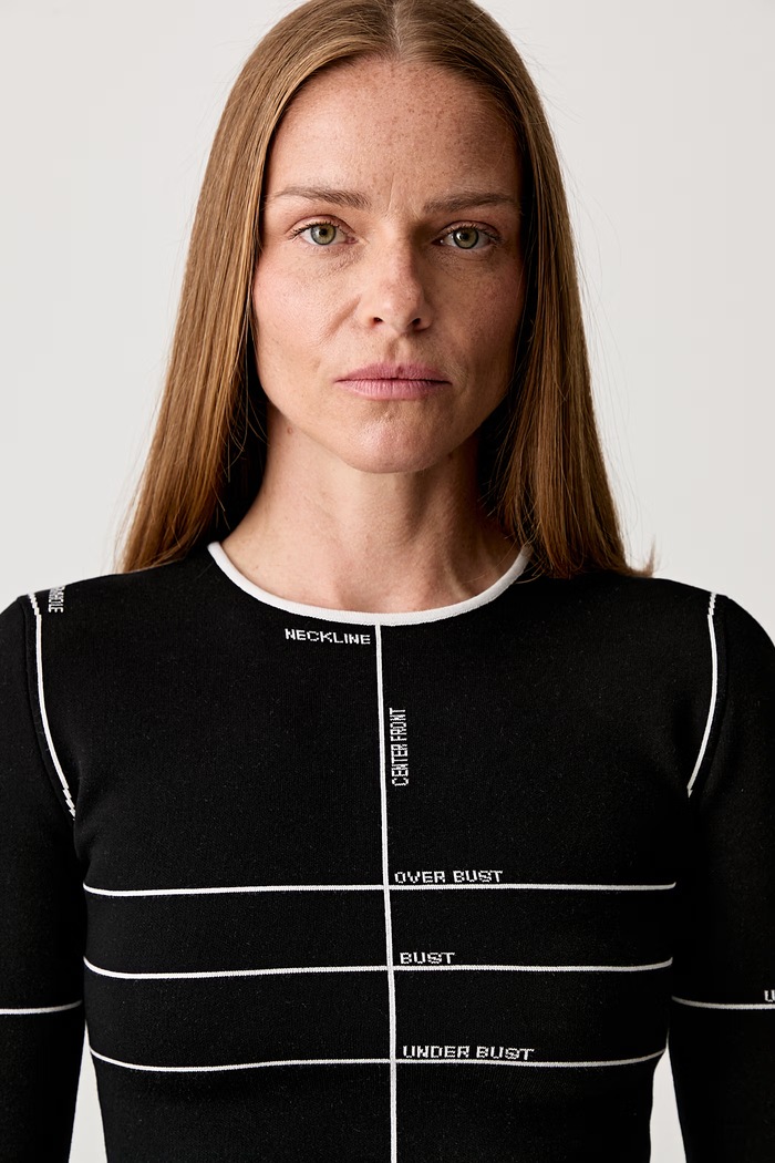 Vetements sweter z wiskozą damski czarny WA66KN110X