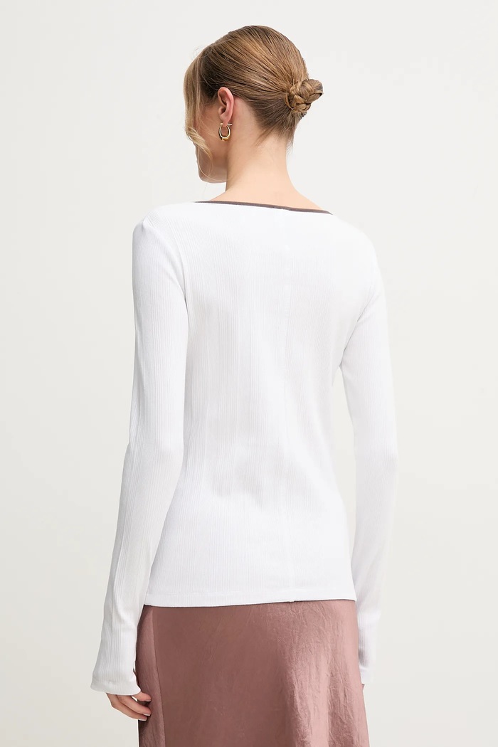 Abbigliamento MM by Max Mara camicia a maniche lunghe 2516941037600 bianco