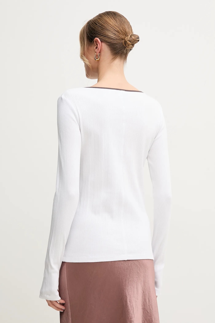 Abbigliamento MM by Max Mara camicia a maniche lunghe 2516941037600 bianco
