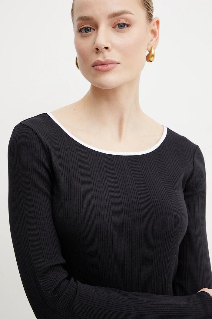 MM by Max Mara camicia a maniche lunghe blu navy 2516941037600