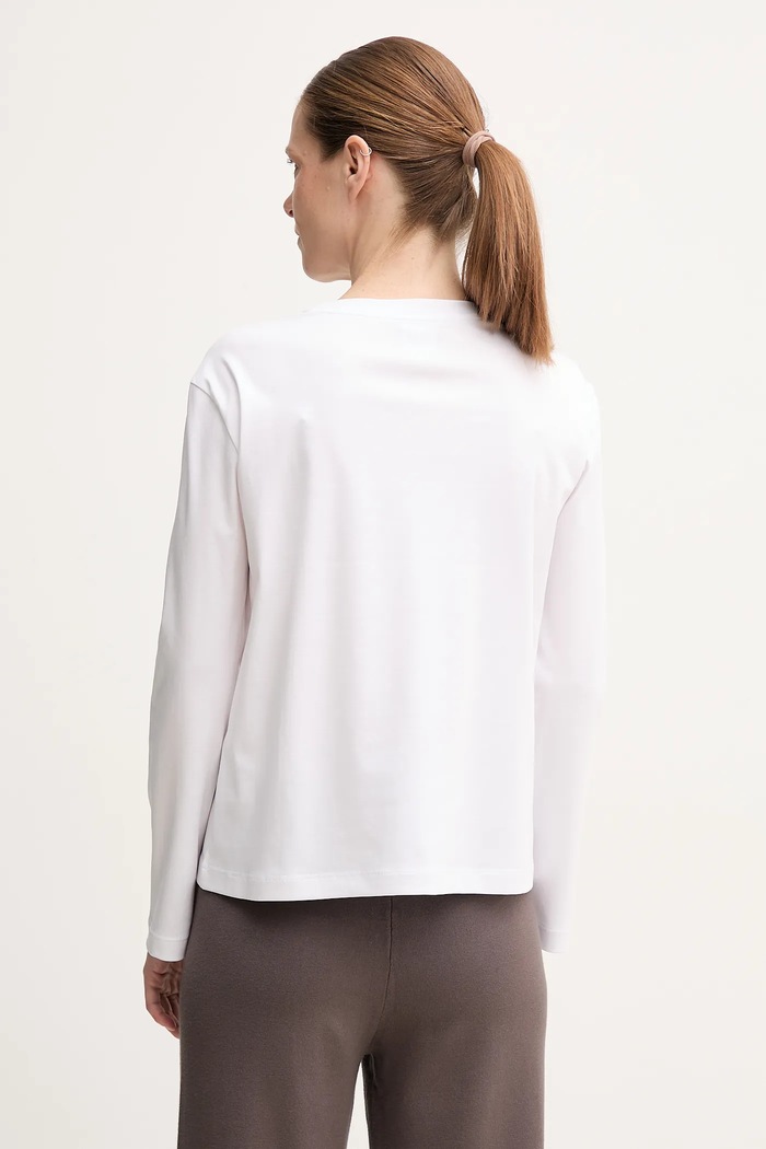 Îmbrăcăminte MM by Max Mara Longsleeve 2516941077600 alb