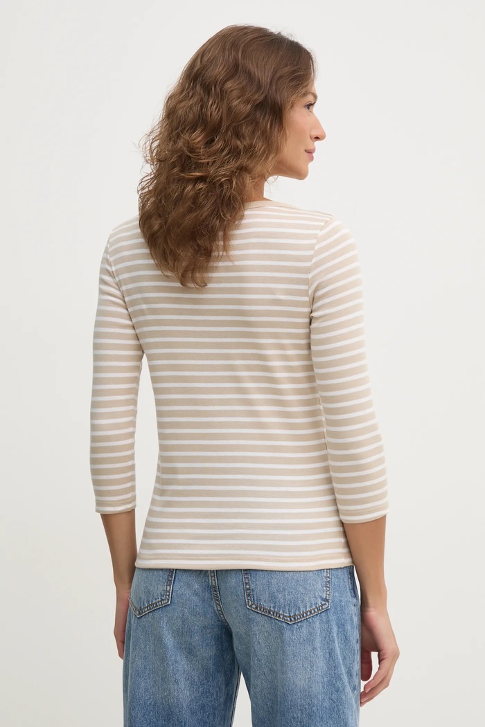 Îmbrăcăminte United Colors of Benetton longsleeve din bumbac 30YSD109W bej