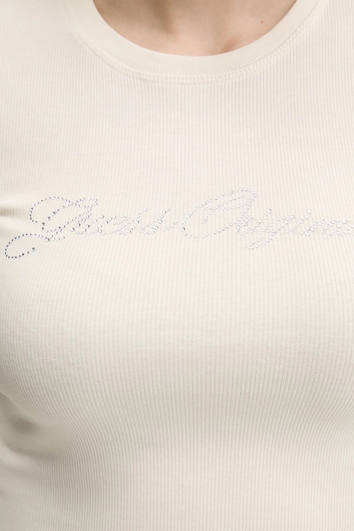 Tričko s dlouhým rukávem Guess Originals W5RP40.KA0H1 béžová