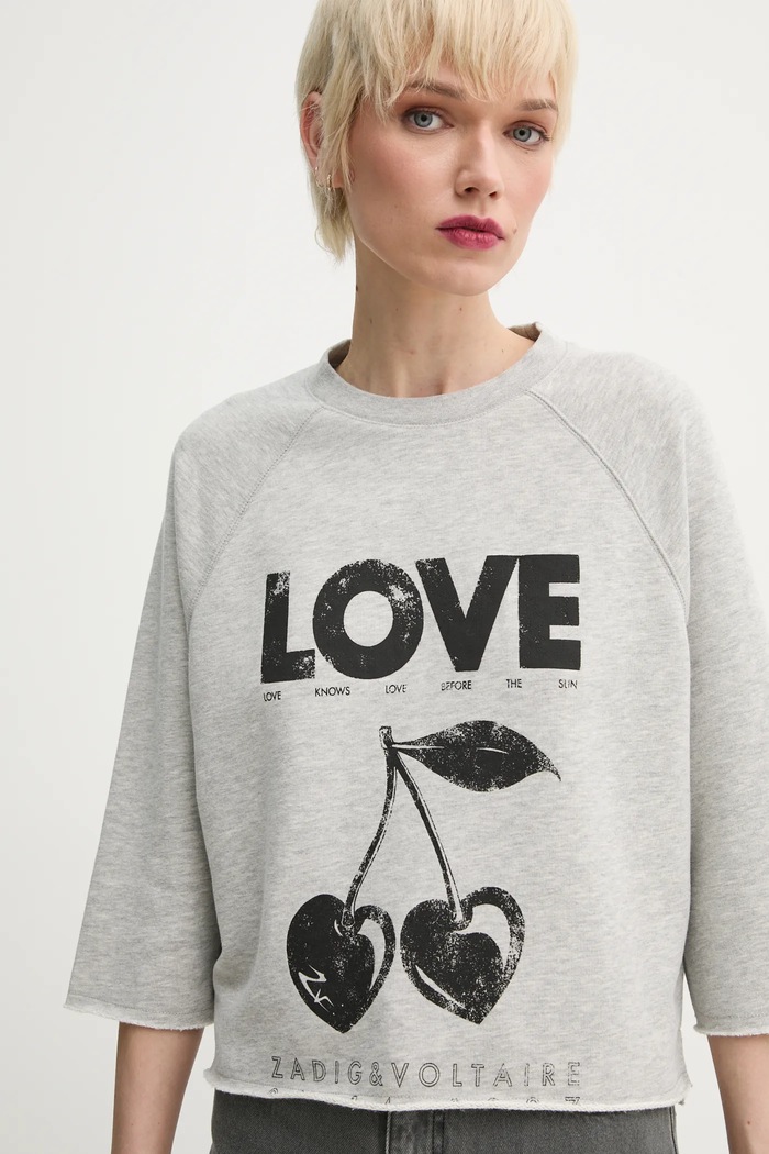 ZADIG&VOLTAIRE bluza szary JWSS01618.50