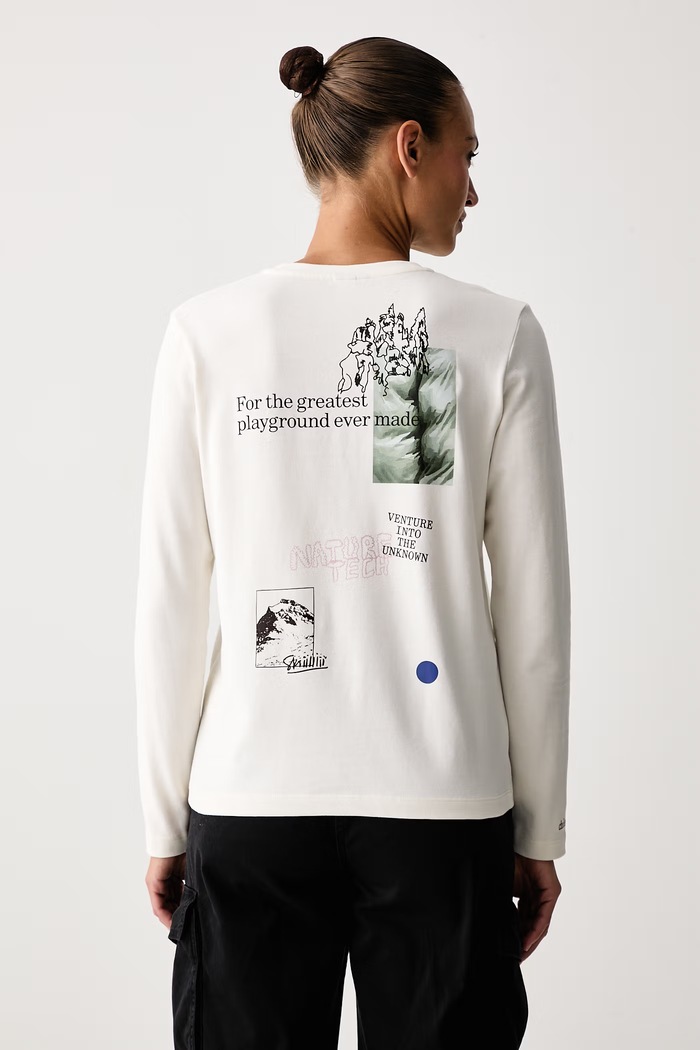 Odzież Haglöfs Longsleeve damski bawełniany 607663 beżowy