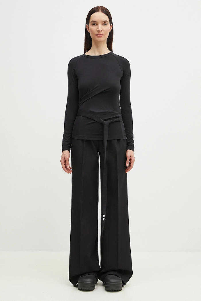 Μακρυμάνικο Y-3 TNCL Longsleeve Tee slim μαύρο JD6003