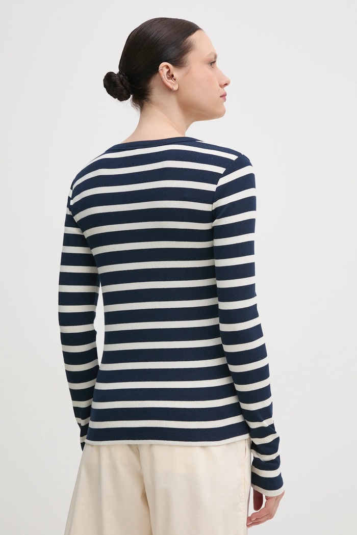 Odzież Tommy Hilfiger Longsleeve WW0WW43905 granatowy