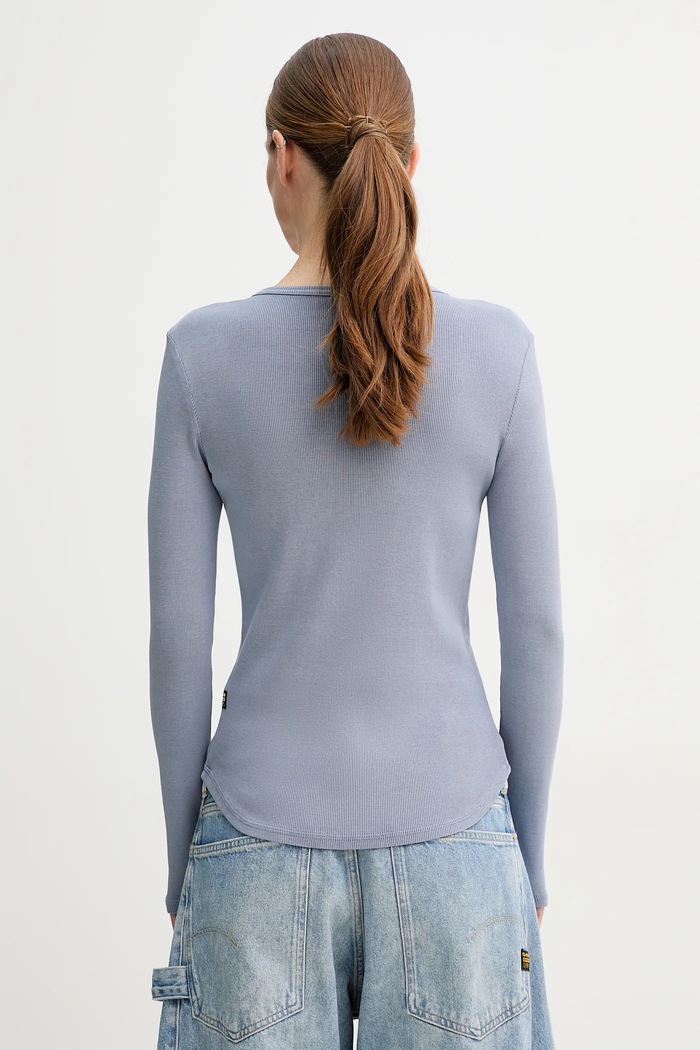 Îmbrăcăminte G-Star longsleeve D26140.D968 albastru