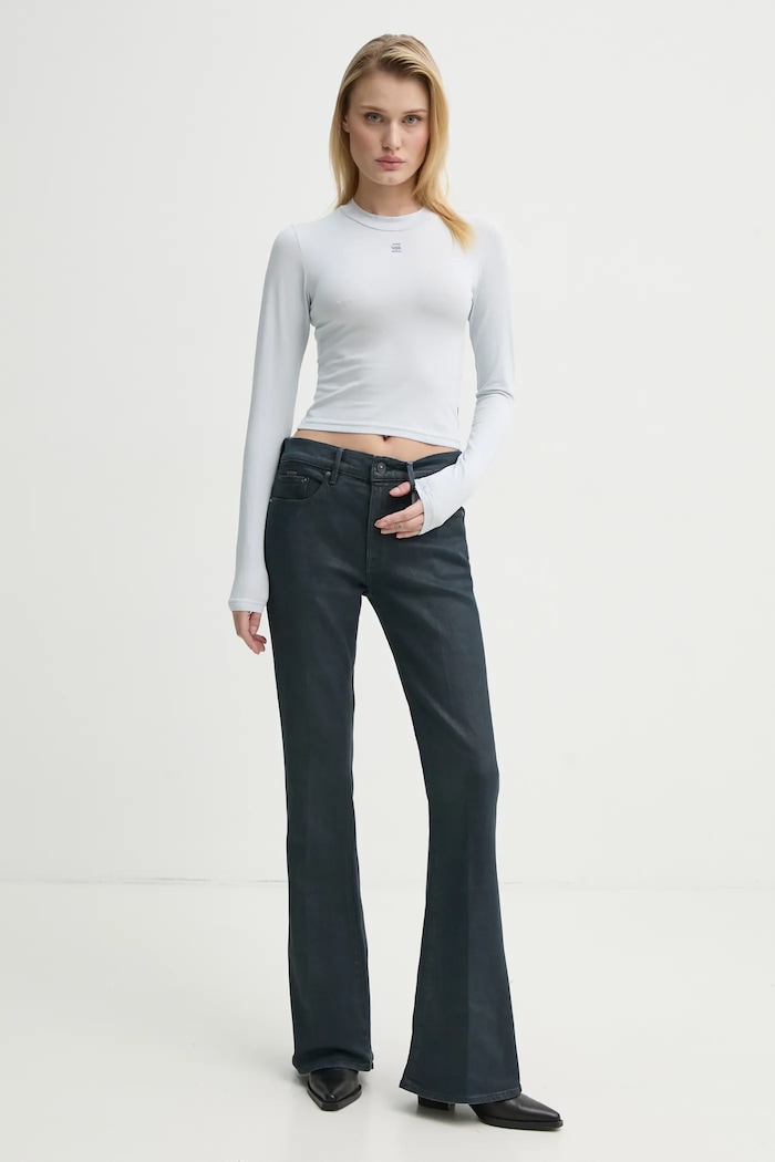 G-Star longsleeve D26357.3310 albastru SS25