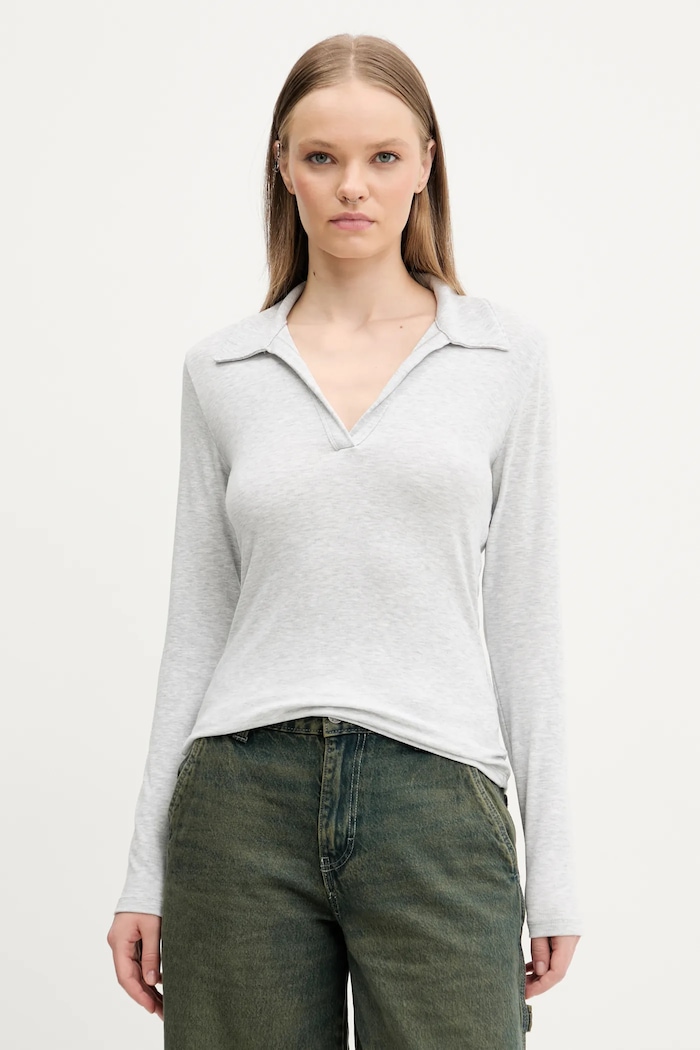 Abercrombie & Fitch longsleeve melanj gri KI139.5208.112