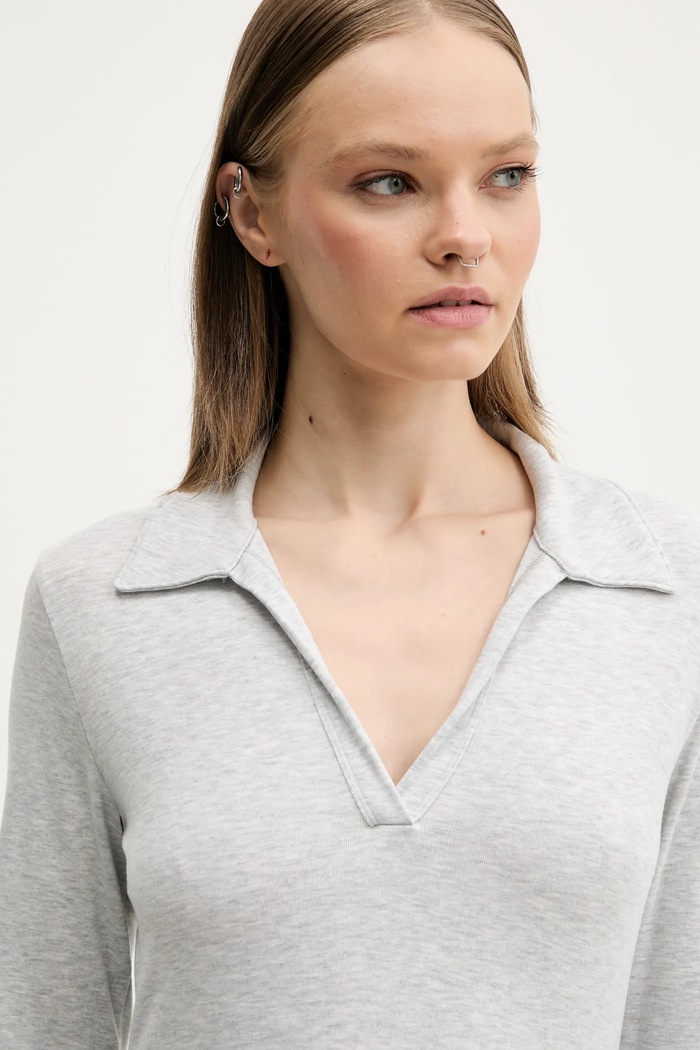 Abercrombie & Fitch longsleeve gri KI139.5208.112