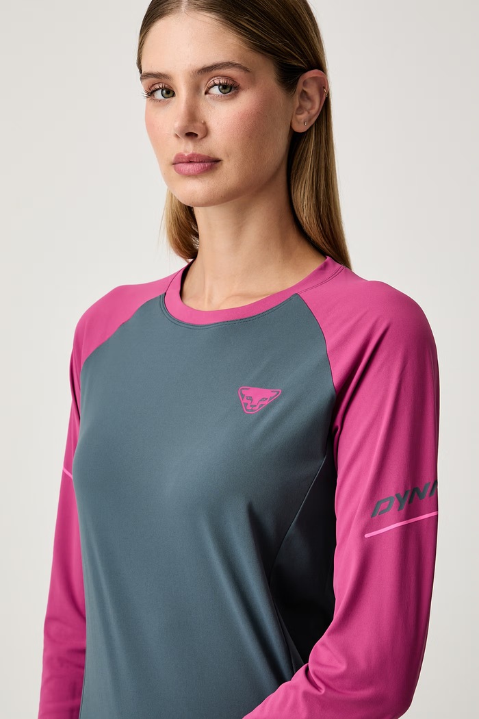 Dynafit longsleeve sportowy damski Alpine Pro szary 08.0000071157