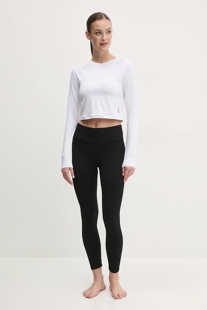 On Longsleeve de antrenament Studio 1WF12430069 alb SS25