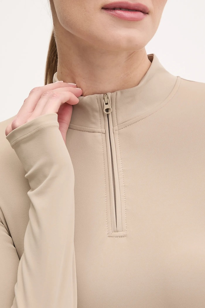 JOYINME hosszú ujjú felső jógázáshoz Motion Longsleeve.Motion bézs